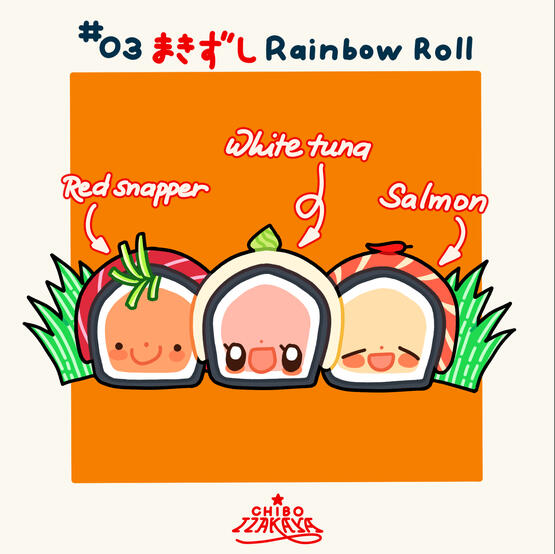 03 rainbow roll